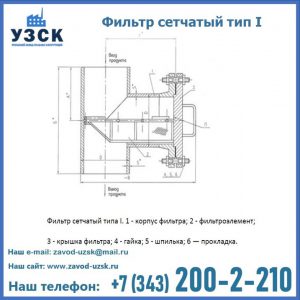 Фильтр сетчатый ФС по Т-ММ-11-2003 в Джалал-абаде