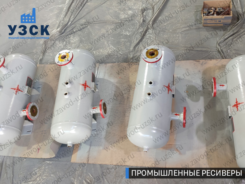 фотография емкостных ресиверов газа Джалал-Абад